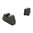 Jeu de guidon et de hausse compatibles avec optique pour GLOCK G1-5, striés noirs