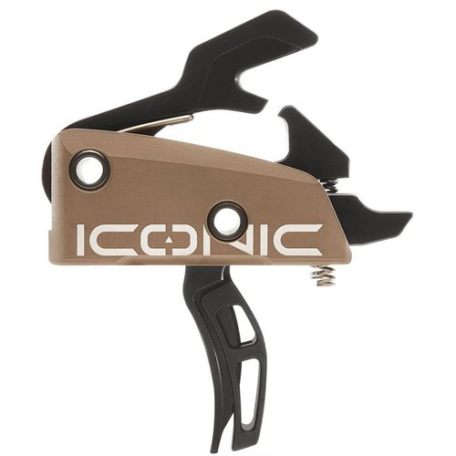 Le trigger AR-15 ICON de Rise offre une sensation unique avec ses deux stages indépendants, un break ultra-précis et une installation facile avec des pins anti-walk.