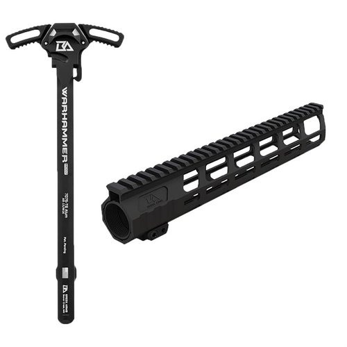Améliore ton AR-15 avec le charging handle ambidextre WARHAMMER MOD2, offrant une meilleure prise, moins de gaz dans le visage et une conception robuste en aluminium 7075.