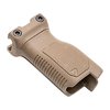 Le grip angulaire Strike Industries offre un angle naturel, une gestion des câbles intégrée et une stabilité accrue pour un meilleur contrôle de ton arme.