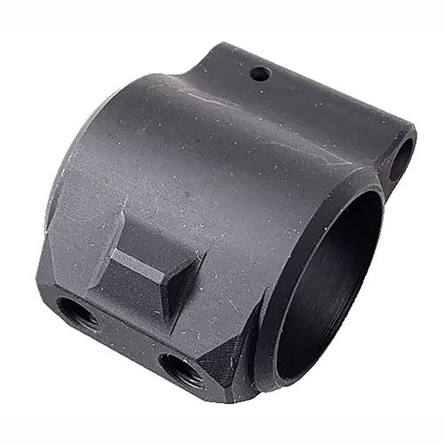 Le GBF est un bloc de gaz .750'' robuste, usiné avec précision, avec un accès pour un punch 3/32 et des vis de réglage knurled pour une installation facile.