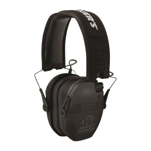 Protége tes oreilles avec les Walkers Razor Slim Electronic Quad Ear Muffs w/ Bluetooth, qui bloquent le bruit tout en te permettant d'écouter ta musique.