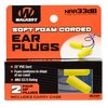 Bouchons d'oreille en mousse cordés - lot de 2 paires