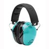 Casque antibruit passif à arceau gaufré bleu aqua