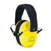 Casque antibruit pliable enfant - jaune fluo
