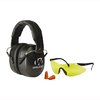 EXT casque anti-bruit pliable pour stand de tir + lunettes/bouchons d'oreille