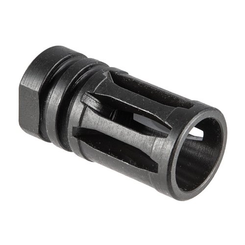 Le flash suppressor A2 .30 cal de Sons of Liberty Gun Works est parfait pour ton AR-15 Mil-Spec, avec des filetages 5/8-24 pour une installation facile.