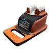 EDGEBAG orange avec poignée, hauteur 4 po, écart 3/4 po, 3M Slick