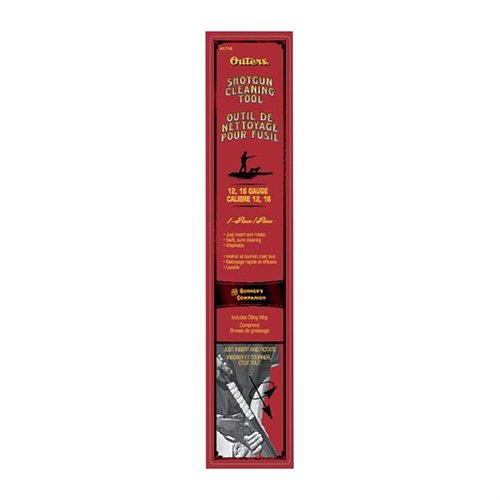 Nettoie facilement ton fusil de chasse avec cet outil pratique : tige rigide, rangement compact, et lavable pour une utilisation répétée.