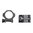 Anneaux Picatinny 30MM 6 trous, moyens