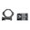 Anneaux Picatinny 30MM 6 trous extra-hauts