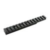 Rail Picatinny traditionnel en aluminium 0 MOA