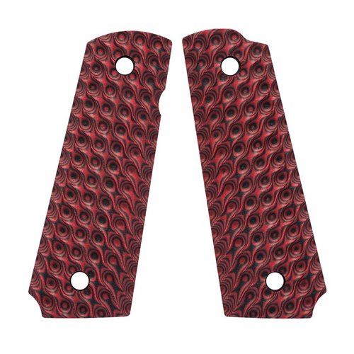 Les grips VZ Hydra pour 1911 offrent une prise monstrueuse avec leur texture profonde et ondulée, idéales pour le tir de précision et la compétition.