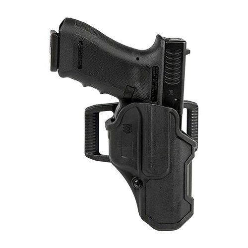 Le holster T-Series L2C de BLACKHAWK offre une rétention activée par le pouce, un matériau renforcé et un confort optimal pour un accès rapide et sécurisé.