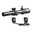TOMAHAWK LPVO 1-6X24MM SFP illuminé GUERRILLA DOT BDC noir avec monture