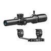 Découvre la lunette Swampfox Arrowhead LPVO 1-10X24 SFP : optique brillante, turrets verrouillables, réticule illuminé et champ de vision large, idéale pour la défense.