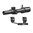 ARROWHEAD LPVO 1-10X24 SFP RÉTICULE GUERRILLA DOT ILLUMINÉ MIL-ROUGE MONTURE NOIRE