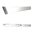 #106 Jeu basique de 5 ciseaux de sculpture sur bois, manches droites