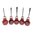 Ensemble de 5 mini gouges pour sculpture sur bois #107R