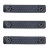 SLATE GRIP couvre-rail M-Lok 2 fentes gris ardoise lot de 3