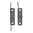 Cache-rail M-LOK pour AR-15, gestion de câbles, longs noirs, lot de 2