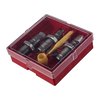 Le set de 3 dies PACESETTER pour 223 Ackley Improved comprend un die de mise en forme, un die de chargement et un die de sertissage, idéal pour tous les presses 7/8"-14.
