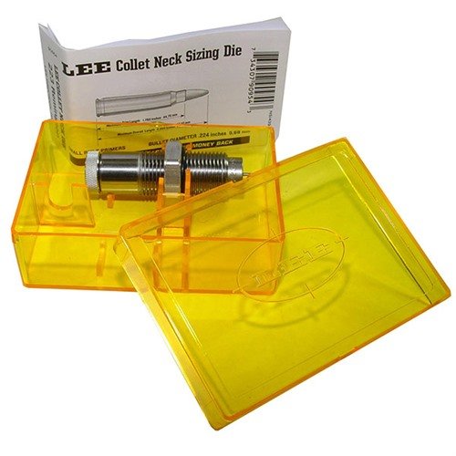 Avec les COLLET NECK SIZER DIES de LEE PRECISION, tu obtiens des munitions ultra-précises sans lubrification, et tes douilles durent dix fois plus longtemps!
