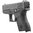 Poignée caoutchouc noire pour GLOCK 43