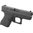 Poignée granuleuse noire pour GLOCK 43
