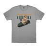 BOMBSHELL T-shirt coton L gris chiné