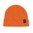 Bonnet tricoté orange vif
