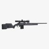 Le HUNTER 110 de MAGPUL offre ergonomie améliorée, compatibilité AICS, longueur de tir et hauteur de crosse ajustables pour un confort optimal.
