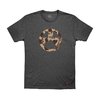 T-shirt RAIDER ICON camouflage anthracite S
