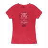 T-shirt femme sugar skull mélange rouge chiné S