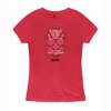 T-shirt femme Sugar Skull mélange rouge chiné 2XL
