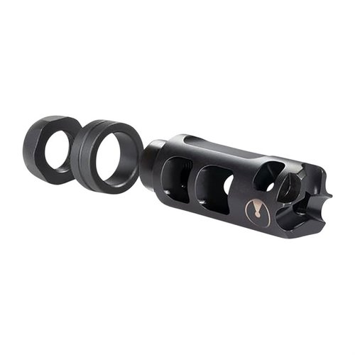 Le compensateur Ultradyne Pulse 5.56/.223 réduit le recul et la montée du canon tout en améliorant la précision pour des tirs plus rapides et plus précis.