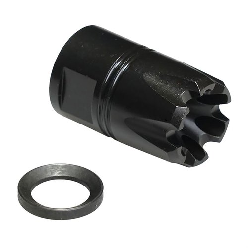 Le CMMG ZEROED 5.56 Linear Comp redirige le souffle de tir vers l'avant et réduit le recul, offrant une expérience de tir optimale dans un format compact.