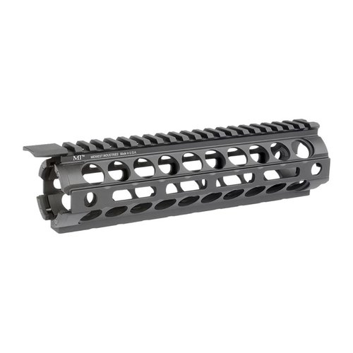 Améliore ton AR-15 avec le garde-main Free-Float M-LOK de Midwest Industries, facile à installer, en aluminium 6061, avec rail Picatinny et 4 points de fixation.
