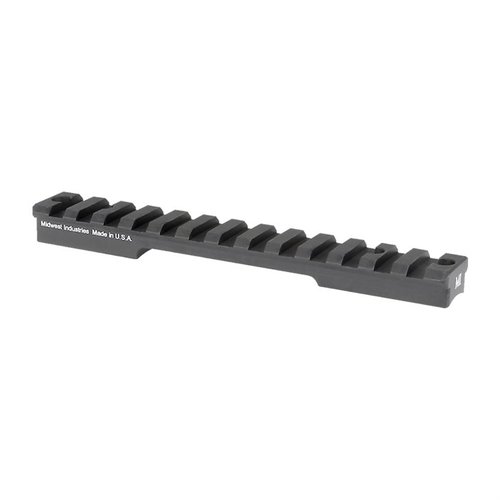 Le rail Remington 700 Short Action de Midwest Industries est en aluminium 6061, facile à installer, avec un design monobloc et une garantie à vie.