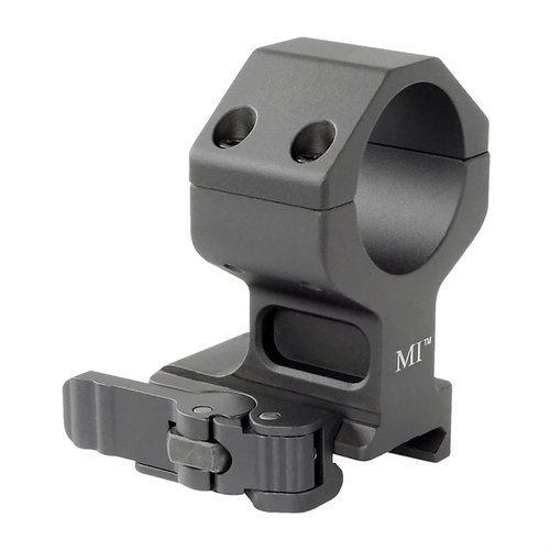 Le montage QD Aimpoint de Midwest Industries est léger, ajustable sans outils, et conçu pour les lunettes à tube de 30mm, offrant une qualité durable et précise.