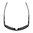 RIFT lunettes de soleil monture noire verres gris non polarisés