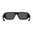 RIFT lunettes de soleil monture noire verres gris non polarisés