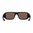 Lunettes RIFT, monture noire, verres bronze polarisés à miroir bleu