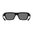 Lunettes PIVOT monture noire / verres gris non polarisés