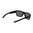 Lunettes PIVOT monture noire / verres gris non polarisés