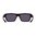 Lunettes monture noire/verres violets polarisés à miroir vert