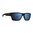 Lunettes de soleil monture écaille verres bronze polarisés à miroir bleu
