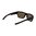 Lunettes de soleil monture écaille verres bronze polarisés à miroir bleu