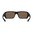ASCENT Lunettes monture noire verres bronze/miroir bleu polarisés