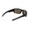 ASCENT Lunettes monture noire verres bronze/miroir bleu polarisés